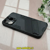 قاب گوشی iPhone 14 Pro Max آیفون ضد ضربه بتمن Q SERIES اورجینال BIBERCAS هولدر دار محافظ لنز دار مشکی کد 11683