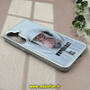 قاب گوشی Galaxy S23 FE سامسونگ طرح سیلیکونی Solid متالیک طرح دار فانتزی میمون سفید کد 11753