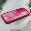 قاب گوشی Galaxy A55 سامسونگ طرح سیلیکونی Solid آینه ای محافظ لنزدار طرح قلب و ستاره سرخابی کد 11535
