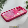 قاب گوشی iPhone 13 Pro Max آیفون طرح سیلیکونی Solid آینه ای محافظ لنزدار طرح قلب و ستاره سرخابی کد 11550