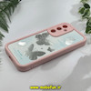 قاب گوشی Galaxy S23 FE سامسونگ طرح سیلیکونی Solid آینه ای محافظ لنزدار طرح پروانه سفید کد 11608