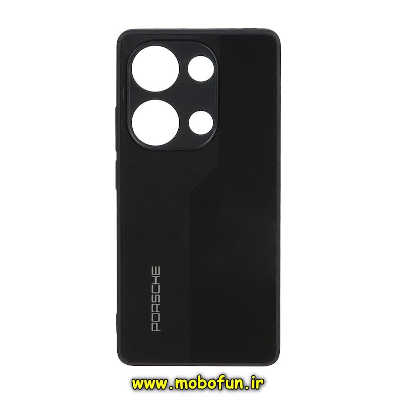 قاب گوشی Redmi Note 13 Pro 4G / Poco M6 Pro 4G شیائومی PVD مدل PORSCHE محافظ لنز دار مشکی کد 20746