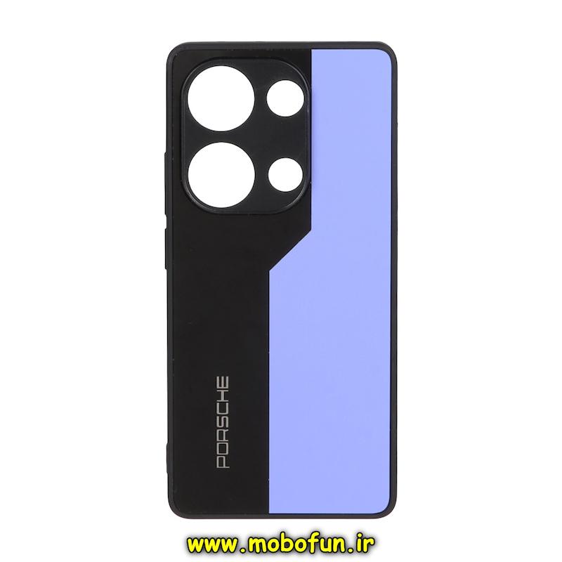 قاب گوشی Redmi Note 13 Pro 4G / Poco M6 Pro 4G شیائومی PVD مدل PORSCHE محافظ لنز دار مشکی یاسی کد 20747