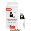 تبدیل Miller OTG USB TO Type-C مدل MO-201 - مشکی