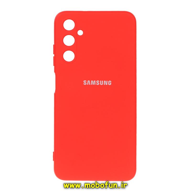 قاب گوشی Galaxy A05S سامسونگ سیلیکونی های کپی زیربسته محافظ لنز دار قرمز کد 20894