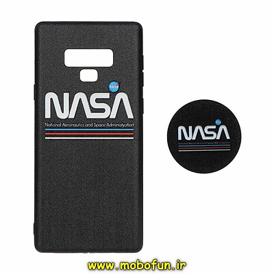 قاب گوشی Galaxy Note 9 سامسونگ فانتزی سوزنی برجسته پاپ سوکت دار طرح ناسا NASA کد 21056