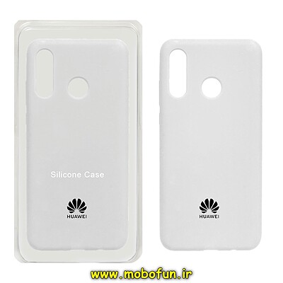 قاب گوشی Huawei P30 Lite هوآوی سیلیکونی اورجینال پاک کنی درجه یک زیر بسته سفید کد 21130