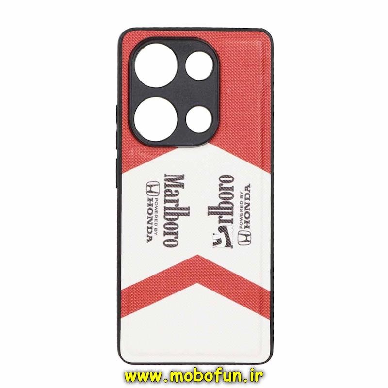 قاب گوشی Redmi Note 13 Pro 4G / Poco M6 Pro 4G شیائومی اورجینال فانتزی سوزنی HARD چرمی درجه یک محافظ لنزدار طرح اسپرت کد 21285