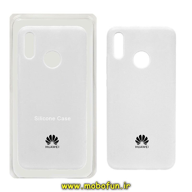 قاب گوشی Huawei Y9 2019 هوآوی سیلیکونی اورجینال پاک کنی درجه یک زیر بسته سفید کد 21347