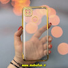 قاب گوشی Redmi 9C - Redmi 10A - Poco C3 شیائومی طرح الکتروپلیتینگ ژله ای شفاف محافظ لنز دار طلایی کد 11987