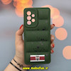قاب گوشی Galaxy A53 سامسونگ سیلیکون ژله ای پافر PC زیر بسته محافظ لنز دار GUCCI سبز کد 11905