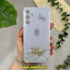 قاب گوشی Galaxy A15 سامسونگ طرح برجسته رزینی مرواریدی لاکچری ایربگ دار محافظ لنز دار یاسی کد 12136