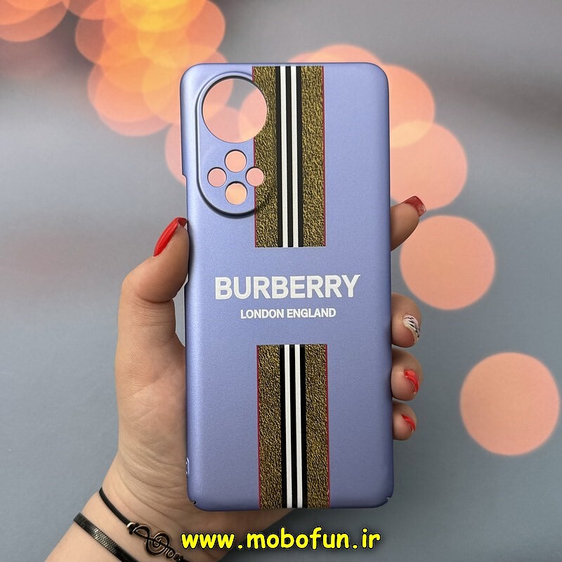 قاب گوشی Huawei Nova 9 - Honor 50 هوآوی طرح طلقی هارد PC فانتزی باربری BURBERRY کد 12370