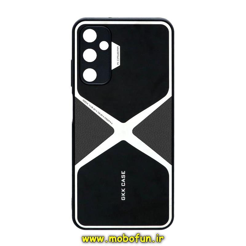 قاب گوشی Galaxy A05S سامسونگ اورجینال لاکچری دیزاین GKK CASE محافظ لنزدار مشکی خاکستری کد 21683