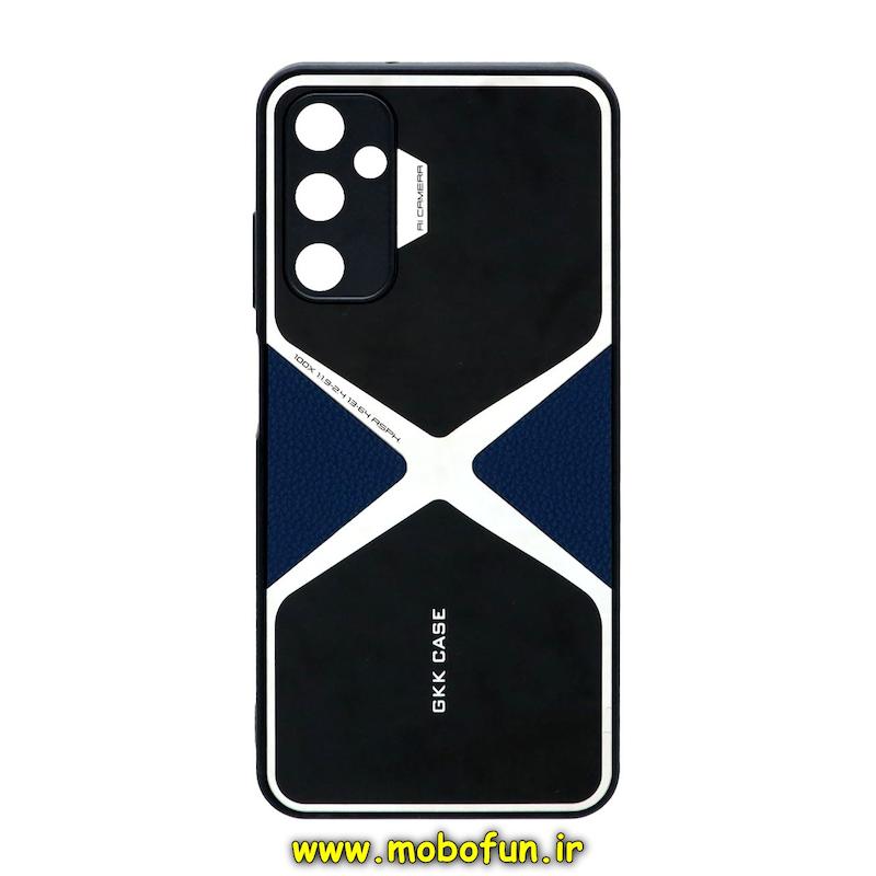 قاب گوشی Galaxy A05S سامسونگ اورجینال لاکچری دیزاین GKK CASE محافظ لنزدار مشکی سرمه ای کد 21684