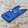 قاب گوشی Galaxy A05S سامسونگ طرح سیلیکونی ژله ای سه بعدی برجسته عروسکی محافظ لنز دار پام پام آبی کد 12420