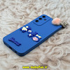 قاب گوشی Galaxy A15 سامسونگ طرح سیلیکونی ژله ای سه بعدی برجسته عروسکی محافظ لنز دار پام پام آبی کد 12434