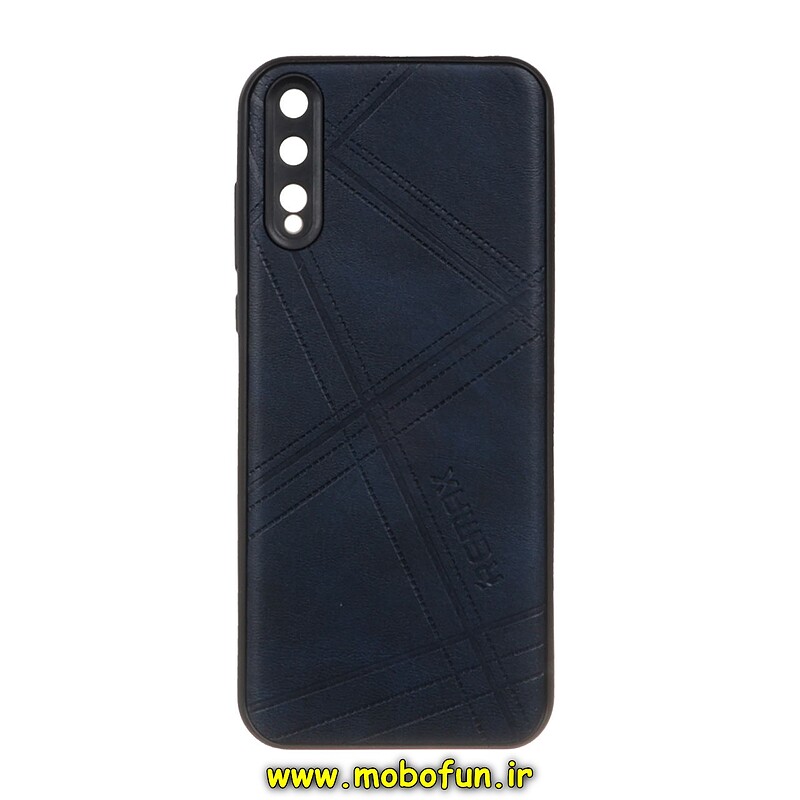 قاب گوشی Huawei Y8P هوآوی طرح ژله ای چرمی ساده REMAX سرمه ای کد 21920