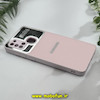 قاب گوشی Galaxy A21S سامسونگ PVD مدل AUTO FOCUS محافظ لنز دار صورتی کد 12634