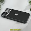 قاب گوشی iPhone 13 آیفون PVD مدل AUTO FOCUS محافظ لنز دار مشکی کد 12646