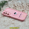 قاب گوشی Galaxy A25 سامسونگ طرح سیلیکونی Solid عروسکی برجسته محافظ لنزدار طرح کیارا Chiara صورتی کد 21960