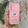 قاب گوشی Galaxy A25 سامسونگ طرح سیلیکونی Solid عروسکی برجسته محافظ لنزدار طرح کیارا Chiara صورتی کد 21960