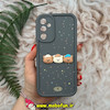 قاب گوشی Galaxy A25 سامسونگ طرح سیلیکونی Solid عروسکی برجسته محافظ لنزدار طرح دوستان خرسی کیوت خاکستری کد 21962