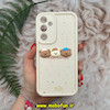 قاب گوشی Galaxy A35 سامسونگ طرح سیلیکونی Solid عروسکی برجسته محافظ لنزدار طرح دوستان خرسی کیوت کرم کد 21991