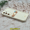 قاب گوشی Galaxy A35 سامسونگ طرح سیلیکونی Solid عروسکی برجسته محافظ لنزدار طرح دوستان خرسی کیوت کرم کد 21991