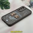 قاب گوشی Galaxy A05S سامسونگ طرح سیلیکونی Solid عروسکی خرسی جیر محافظ لنزدار قهوه ای کد 12722