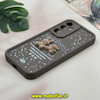 قاب گوشی Galaxy A35 سامسونگ طرح سیلیکونی Solid عروسکی خرسی جیر محافظ لنزدار قهوه ای کد 12752