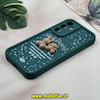 قاب گوشی Galaxy A35 سامسونگ طرح سیلیکونی Solid عروسکی خرسی جیر محافظ لنزدار سبز کد 12754