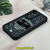 قاب گوشی Galaxy A55 سامسونگ طرح سیلیکونی Solid عروسکی خرسی جیر محافظ لنزدار مشکی کد 12764