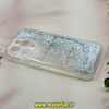 قاب گوشی iPhone 14 Pro آیفون طرح اکلیلی آکواریومی لاکچری نقره ای کد 13084