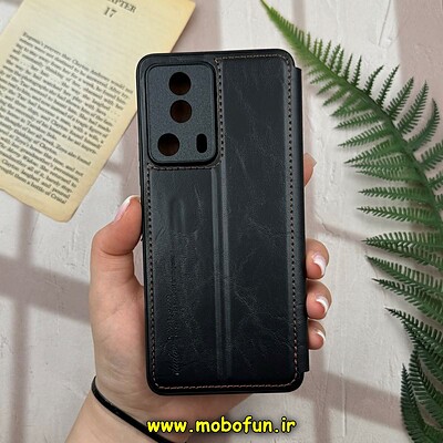 کیف گوشی موبایل Xiaomi 13 Lite شیائومی کلاسوری اورجینال دادوو Dadoo مدل SPORT 2025 محافظ لنزدار مشکی کد 22670