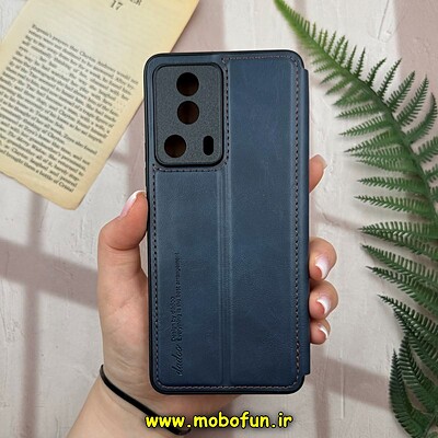 کیف گوشی موبایل Xiaomi 13 Lite شیائومی کلاسوری اورجینال دادوو Dadoo مدل SPORT 2025 محافظ لنزدار سرمه ای کد 22673