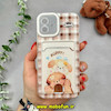 قاب گوشی iPhone 12 آیفون ژله ای جاکارتی دار محافظ لنز دار کپسولی طرح PUPPY کد 22774