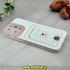 قاب گوشی iPhone 14 Pro Max آیفون ژله ای جاکارتی دار محافظ لنز دار کپسولی طرح سگ پشمالو کد 22793