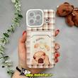 قاب گوشی iPhone 14 Pro Max آیفون ژله ای جاکارتی دار محافظ لنز دار کپسولی طرح PUPPY کد 22795