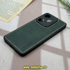 قاب گوشی Xiaomi Poco F6 شیائومی اورجینال برند DADOO دادوو 2025 طرح دوخت HARD چرمی سبز تیره کد 22805
