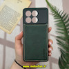 قاب گوشی Xiaomi Poco F6 Pro شیائومی اورجینال برند DADOO دادوو 2025 طرح دوخت HARD چرمی سبز تیره کد 22811