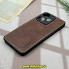 قاب گوشی Redmi 13 4G - Redmi 13 5G - Poco M6 4G شیائومی اورجینال برند DADOO دادوو 2025 طرح دوخت HARD چرمی قهوه ای کد 22845
