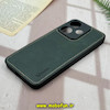 قاب گوشی Redmi 13 4G - Redmi 13 5G - Poco M6 4G شیائومی اورجینال برند DADOO دادوو 2025 طرح دوخت HARD چرمی سبز تیره کد 22847