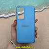 قاب گوشی Galaxy A54 سامسونگ اورجینال پاستیلی مات دوتیکه لوگو برجسته آبی 13243