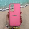 قاب گوشی Galaxy A54 سامسونگ اورجینال پاستیلی مات دوتیکه لوگو برجسته صورتی 13246