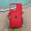 قاب گوشی iPhone 13 Pro Max آیفون اورجینال پاستیلی مات دوتیکه لوگو برجسته قرمز 13249
