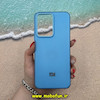 قاب گوشی Redmi Note 12 4G شیائومی اورجینال پاستیلی مات دوتیکه لوگو برجسته آبی 13272