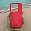 قاب گوشی Redmi Note 13 4G شیائومی اورجینال پاستیلی مات دوتیکه لوگو برجسته قرمز 13275