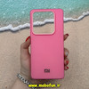 قاب گوشی Redmi Note 13 Pro 4G / Poco M6 Pro 4G / Redmi Note 14S شیائومی اورجینال پاستیلی مات دوتیکه لوگو برجسته صورتی 13284