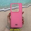 قاب گوشی Redmi Note 13 Pro 4G / Poco M6 Pro 4G / Redmi Note 14S شیائومی اورجینال پاستیلی مات دوتیکه لوگو برجسته صورتی 13284